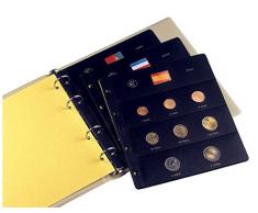 Funda para album de monedas Pardo con alma opaca 48 alojamientos