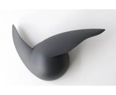 Alessi 05 G Walter Wayle II - Reloj de pared (plástico ABS), color gris