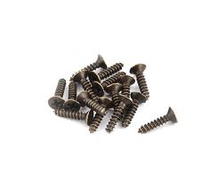 SOURCING MAP sourcing map Cajón De La Maleta De Aleación De Zinc Estilo Vintage Tirador Mango Bronce Tono 4 Piezas