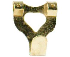 Bulk Hardware - Ganchos para colgar cuadros (Nº 3, 25 unidades, dos puntos de fijación)