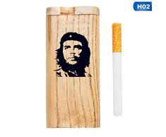 NIAN - Juego de Pipa de Madera con Tapa giratoria, Accesorios para Fumar, Pipa de Madera, Caja de Almacenamiento para Cigarrillos y Pipa de Cigarrillos, H02, Talla única