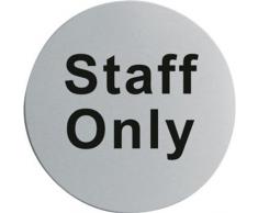 Señal de puerta de acero inoxidable U060