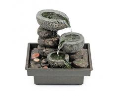 Pajoma 18430,0 fuentes de interior, Floating Stones poliresina, 25 cm