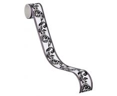 A.S. Creation 904317 - Cenefa adhesiva, color negro y blanco