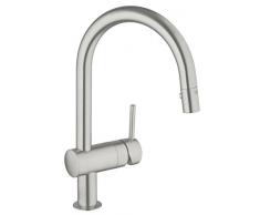 Grohe Minta - Monomando Fregadero C-Caño Extr Mate (32 321 DC0)