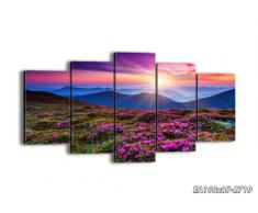 Cuadro sobre lienzo - 5 piezas - Impresión en lienzo - Ancho: 160cm, Altura: 85cm - Foto número 2719 - listo para colgar - en un marco - EA160x85-2719
