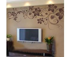 Vinilo decorativo pegatina pared, cristal, puerta (Varios colores a elegir)- flores