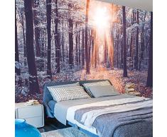 Fotomural 300x210 cm - 3 tres colores a elegir - Papel tejido-no tejido. Fotomurales - Papel pintado - naturaleza paisaje bosque c-B-0076-a-c
