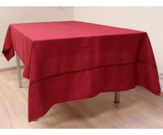 Soleil docre Mantel rectangular NAMUR frambuesa
