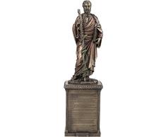Hipócrates con Juramento en la Base (Estatua de Bronce Decorativa 41cm)