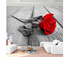 Papel Pintado Fotográfico Rosa de flores 352 x 250 cm Tipo Fleece no-trenzado Salón Dormitorio Despacho Pasillo Decoración murales decoración de paredes moderna - 100% FABRICADO EN ALEMANIA - 9060011a