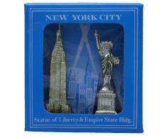 BVC Recuerdo Nueva York - Estatua de la Libertad y Empire State Building.