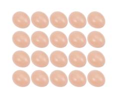 Amosfun 36 Piezas Niños DIY Pintura Huevos Huevo de Pascua Juguetes Graffiti Dibujo Huevos Falsos Plástico Jugando Huevos de Gallina Juguetes (5X4cm)