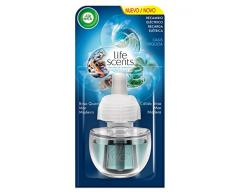 Air Wick Eléctrico - Recambios de ambientador, esencia para casa con aroma a Oasis Turquesa - pack de 6
