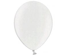Globos de Látex Blanco Hinchables con Aire o Helio - Fiestas / Bodas / Decoración - 25 cm, 100 Unidades