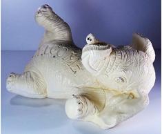 "Bienvenido Estatua Escultura Figura de elefante cristales de Swarovski incrustados Gem perfecto para regalo de Navidad