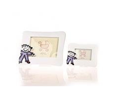 DISOK - Portafotos Toy Poliresina Niño Hor. XL - Portafotos Niños Portaretratos Bautizos