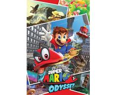 Pyramid PP34229 - Poster con diseño Super Mario Odyssey Collage, 61 x 91.5 cm