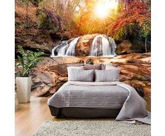 Fotomural 300x210 cm ! Papel tejido-no tejido. Fotomurales - Papel pintado - Naturaleza Cascada Paisaje c-B-0163-a-a