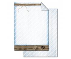 '50 Hojas de papel diseño "Bayern Schee como el papel carta de alta calidad de cumpleaños Navidad de Pascua & Co.; llano tarjeta de invitación tarjeta de menú de la Fiesta...; DIN A4 100 g caras.