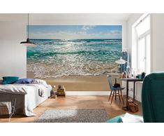 Komar 8 – 983 368 x 254 cm Mural papel pintado – azul de la playa (Juego de 8)