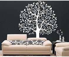 (120 x 93 cm) de la pared del vinilo adhesivo hermosa enorme árbol de hojas/Decoración Arte de la naturaleza extraíble/casa twistfix Mural + libre al azar etiqueta de regalo