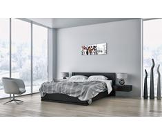 Cuadro sobre lienzo - 3 piezas - Impresión en lienzo - Ancho: 90cm, Altura: 30cm - Foto número 2933 - listo para colgar - en un marco - CA90x30-2933