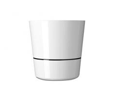 Rosti Mepal - Maceta para Plantas aromáticas (tamaño Grande, riego por capilaridad), Color Blanco