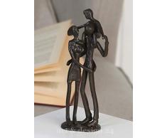 Escultura Casablanca – – Figura – Diseño Parents de hierro · bruñido – Altura 19 cm · ancho 8 cm · Profundidad 5 cm