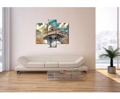 Cuadro sobre lienzo - 3 piezas - Impresión en lienzo - Ancho: 95cm, Altura: 80cm - Foto número 2489 - listo para colgar - en un marco - CB95x80-2489