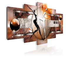 murando - Cuadro en Lienzo 200x100 cm Abstracto Impresión de 5 Piezas Material Tejido no Tejido Impresión Artística Imagen Gráfica Decoracion de Pared Arte 020101-221