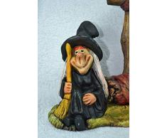 Marco fotos cerámica bruja sentada