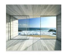 murando Fotomurales 300x210 cm XXL Papel pintado tejido no tejido Decoración de Pared decorativos Murales moderna Diseno Fotográfico naturaleza Paisaje ventana c-a-0084-a-c