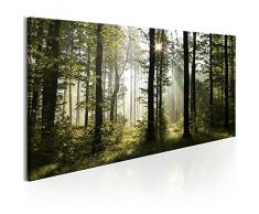 murando - Cuadro en Lienzo sintético - Bosque 140x70 cm Cuadro de Pared Foto impresión artística fotografía Imagen gráfica decoración - Naturaleza Paisaje c-B-0262-b-a