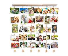 Uping Marco de Fotos de Pared, Marco de Fotos Multiple, Decoración del Hogar y Regalo