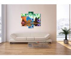 Cuadro sobre lienzo - 3 piezas - Impresión en lienzo - Ancho: 95cm, Altura: 80cm - Foto número 2554 - listo para colgar - en un marco - CB95x80-2554