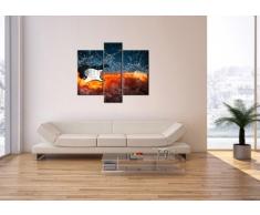 Cuadro sobre lienzo - 3 piezas - Impresión en lienzo - Ancho: 95cm, Altura: 80cm - Foto número 0215 - listo para colgar - en un marco - CB95x80-0215