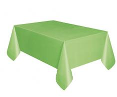 Mantel de Plástico - 2,74 m x 1,37 m - Verde Lima