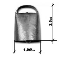 IMEX EL ZORRO 22000 El Zorro 22000-Cencerro badajo Hierro, 2,5 x diámetro 1,9 cm