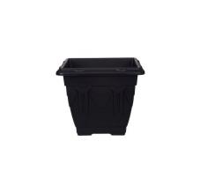Whitefurze G02042 - Macetero cuadrado (41 cm), color negro