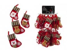 Pequeños calcetines de muñeco de nieve de la Navidad, Santa, oso o reno - decoraciones Homestreet Chrstmas