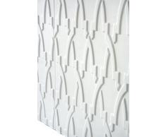 Panelados - Panel decorativo 3D (Mod. Trama Oriental) Decoración pared autoadhesiva. 8 pcs. 30 x 40 cm. Revestimiento pared y techo. DIY montaje fácil. (Blanco)