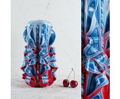 Inusual Obsequio de Estreno de Casa y Navidad Grandes Velas Talladas – Hechas a Mano - EveCandles