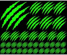 HR-WERBEDESIGN 19x Monster Kralle Sticker Pegatinas Moto Auto JDM OEM Energy SkateTuning x1