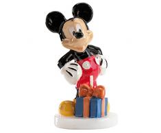dekora 346027 Vela Grandes de CumpleaÃ±os Mickey Mouse, Cera, Multicolor, 8