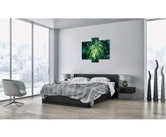 Cuadro sobre Lienzo - 3 Piezas - Impresión en Lienzo - Ancho: 95cm, Altura: 80cm - Foto número 3951 - Listo para Colgar - en un Marco - CB95x80-3951