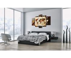 Cuadro Sobre Lienzo - 5 Piezas - Impresión en Lienzo - Ancho: 150cm, Altura: 100cm - Foto Número 2832 - Listo para Colgar - en un Marco - EA150x100-2832