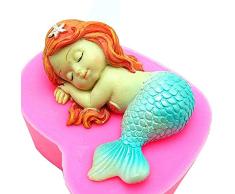Inception Pro Infinite (Modelo 2) Molde de Silicona - para Uso Artesanal - Sirena niña - jabones de Vela