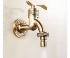 Grifo de pared de latón para agua fría, grifo de lavadora, grifos de jardín, piscina