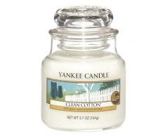 Yankee Candle 1010727 - Vela en vaso, aroma a Algodón puro
